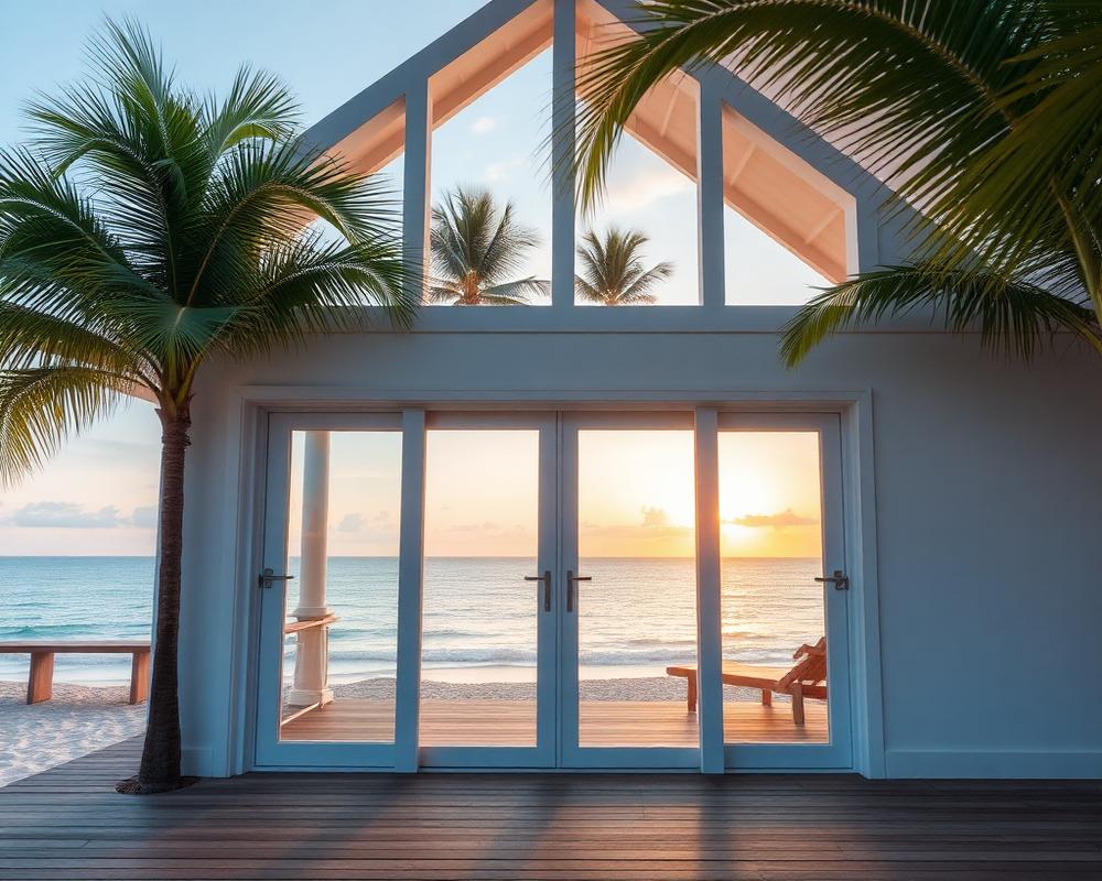 Beach House Doors — FenzoPro coastal installation