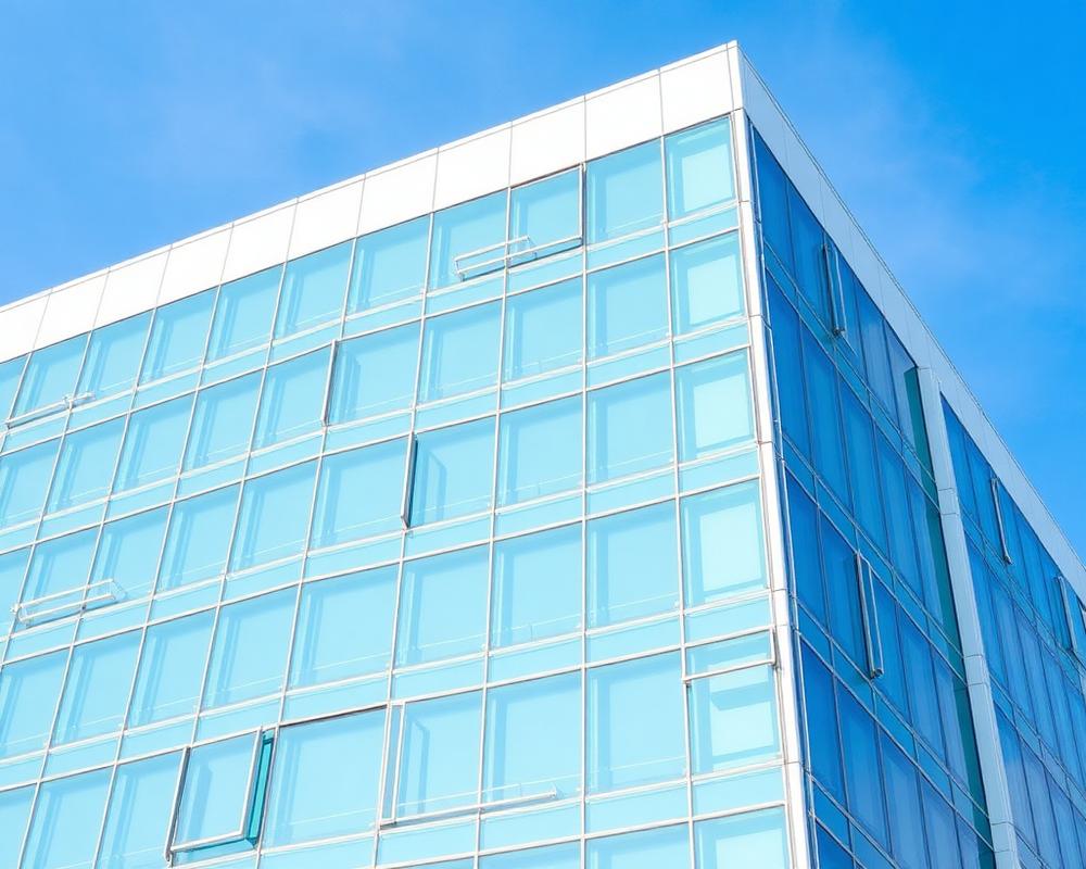 Corporate Facade — FenzoPro commercial installation